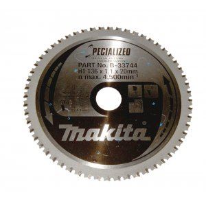 MAKITA žagin list jeklo SPECIALIZED 136x1,1x20 mm 56 zob B-33744