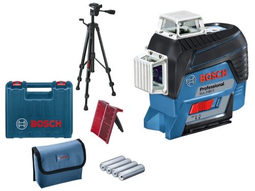 Bosch Cross laser + stativ BOSCH GLL 3-80 C + BT 150