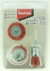 MAKITA set najlonskih krtač za grobo brušenje 3 kosi D-70742