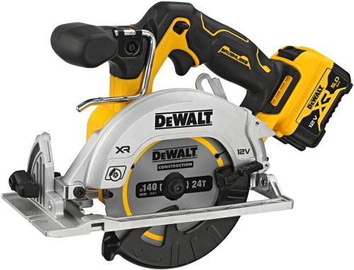 Akumulatorska krožna žaga DEWALT 12V (2x5Ah) DCS512P2