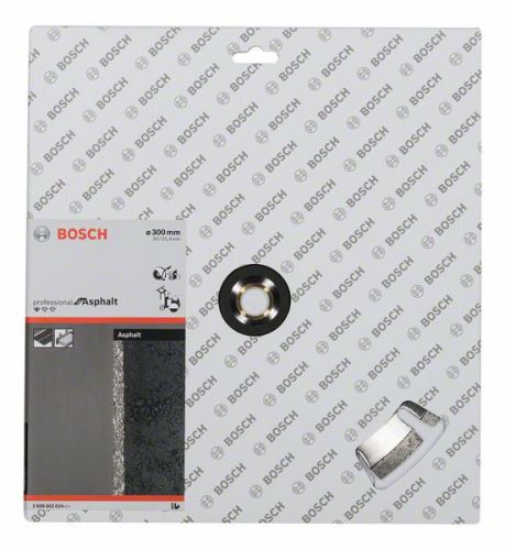 BOSCH Diamantna rezalna plošča Standard for Asphalt 300 x 20/25,40 x 2,8 x 10 mm 2608602624