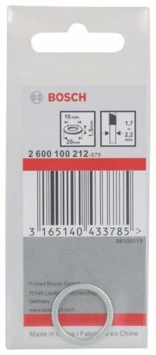 BOSCH redukcijski obroč za žagine liste 20 x 16 x 1,5 mm 2600100212