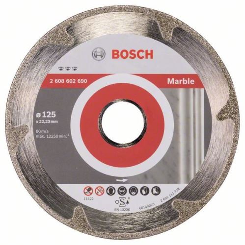 BOSCH Diamantna rezalna plošča Best for Marble 125 x 22,23 x 2,2 x 3 mm 2608602690