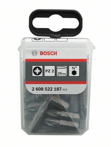 BOSCH Vijačni nastavek ekstra trd Extra-Hart PZ 2, 25 mm (25 kosov) 2608522187