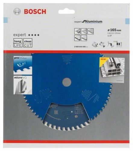 BOSCH žagin list Expert for Aluminium 165 x 20 x 2,6 mm, 52 2608644095