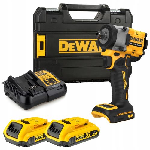 DEWALT Akumulatorski udarni vijačnik (2x2Ah) 18V (1/2"), 2x baterija DCF922D2T