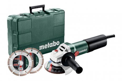 Set Metabo WQ 1100-125 (610035510) Kotni brusilnik