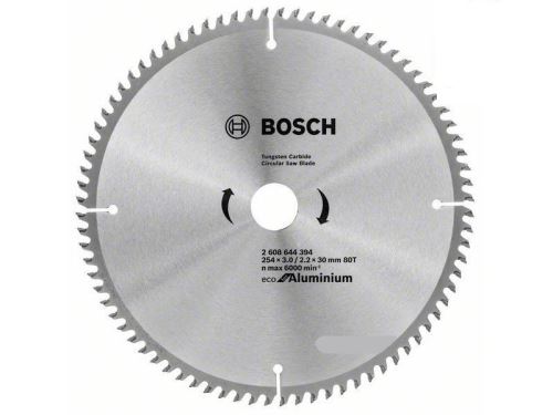 BOSCH žagin list Eco for Aluminium 254x3,0/2,2x30 80T 2608644394