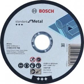 BOSCH Rezalna plošča Standard for Metal 125 x 1 x 22,23 mm, ravna 2608619768