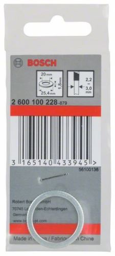 BOSCH redukcijski obroč za žagine liste 25,4 x 20 x 1,8 mm 2600100228