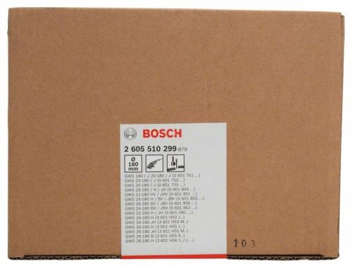 BOSCH Zaščitni pokrov za pregrado 180 mm, s kodo 2605510299