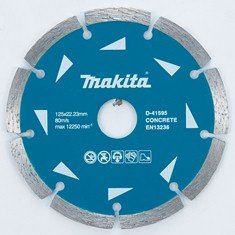 MAKITA segmentna diamantna rezalna plošča 125x22,23 mm, 10 kosov D-41595-10