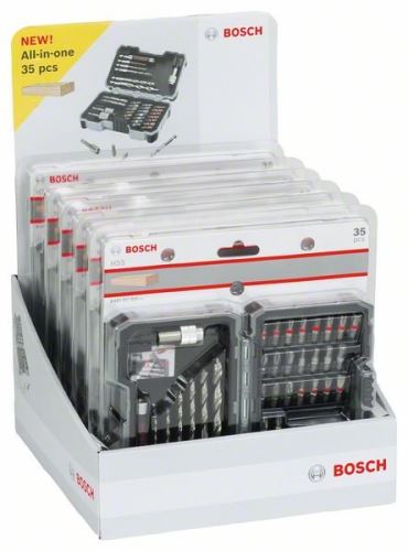 BOSCH Komplet vijačnih nastavkov in svedrov PRO-Mix set les - 35 kosov 2607017327