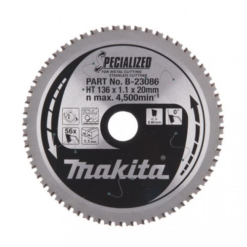 Makita TCT Specialized žagin list B-23086