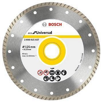 BOSCH Diamantna rezalna plošča ECO For Universal 125x22,23x2,4x7 2608615037