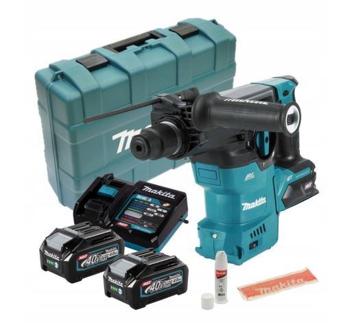 Makita akumulatorsko kladivo z AWS Li-ion XGT 40V/4.0Ah, kovček HR008GM203