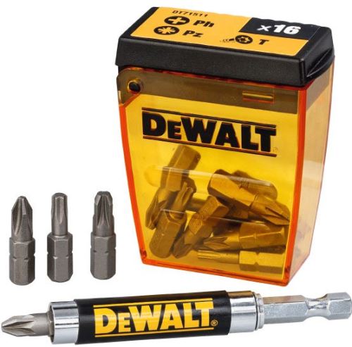 DeWALT Set nastavkov (16 kosov), magnetno vodilo DT71511