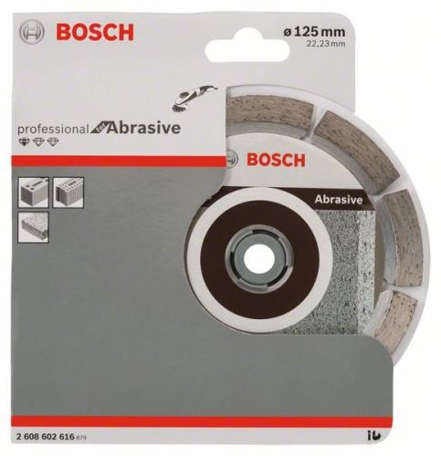 BOSCH Diamantna rezalna plošča Standard for Abrasive 125 x 22,23 x 6 x 7 mm 2608602616