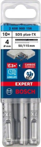 BOSCH EXPERT sveder SDS plus-7X, 4x50x115 10 kosov 2608900156