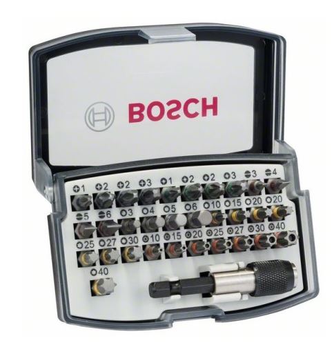 BOSCH 32-delni komplet nastavkov za izvijač 2607017564