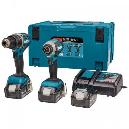 MAKITA Baterijski komplet DHP484+DTD153 Li-ion LXT 18V/5.0Ah DLX2180TJ1