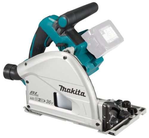 MAKITA akumulatorska potopna žaga z AWS 165 mm Li-ion 2x18V, brez baterije Z DSP601ZJU