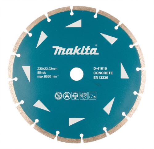 MAKITA segmentna diamantna rezalna plošča 230x22,23 mm D-41610