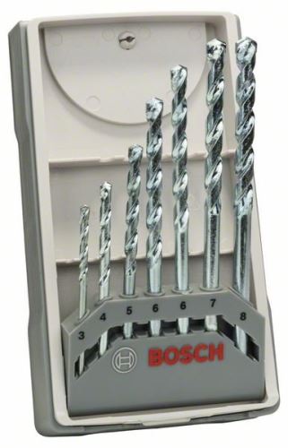 BOSCH 7-delni komplet svedrov za kamen CYL-1 3; 4; 5; 5,5; 6; 7; 8 mm 2607017035