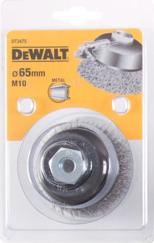 Žična diskasta krtača DEWALT, valovite žice, za kotni brusilnik 100 x 26 mm (dolžina žice 26 mm) DT3489