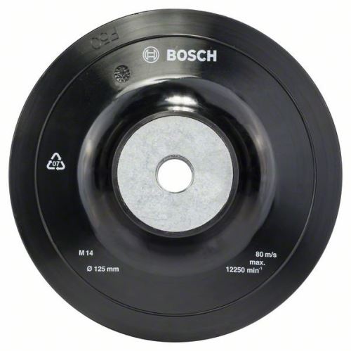 BOSCH Podložna plošča Standard M14 125 mm 125 mm, 12.500 rpm 1608601033