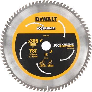 Žagin list DEWALT (idealen za žage FLEXVOLT), 305 x 30 mm, 78 zob DT99576