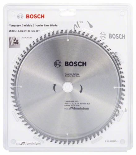 BOSCH žagin list Eco for Aluminium 254x3,0/2,2x30 96T 2608644395