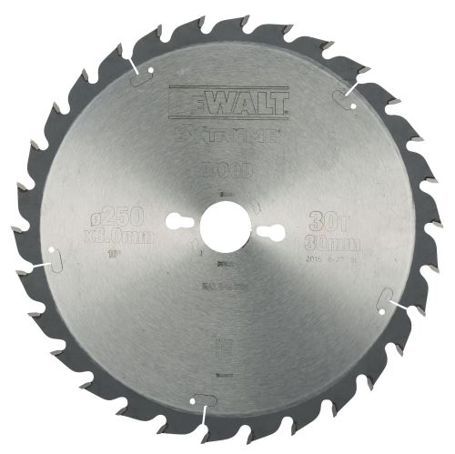 DEWALT žagin list ATB 20° 250 x 30 mm, 30 zob, univerzalni rez DT4226