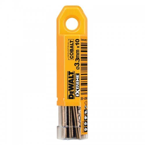 DeWALT Svedri za kovino HSS-E COBALT 3,3 x 65 mm (10 kos) DT4922