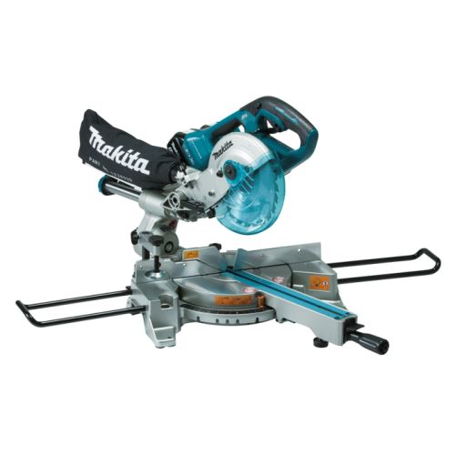 MAKITA Akumulatorska zajeralna žaga 190 mm, Li-ion LXT 2 x 18 V / 5,0 Ah DLS714NPT2