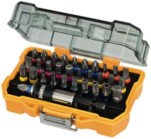 DeWALT Set nastavkov Pz/Ph/Torx/Flat/Hex in hitre spojke (32 kosov) DT7969