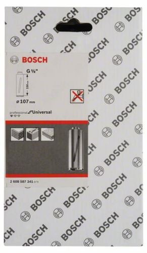 BOSCH Diamantni suhi sveder G 1/2" 107 mm, 150 mm, 6 segmentov, 7 mm 2608587341