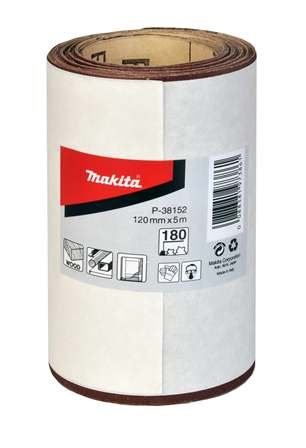 MAKITA brusni papir 120 mm K320 rola 5m P-38174