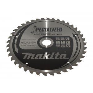 MAKITA žagin list za les SPECIALIZED z vdolbinimi zobmi 270x2,6x30 mm 40 zob B-33205