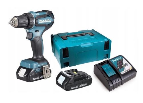 Makita Aku akumulatorski udarni vijačnik Li-ion LXT 18V/2,0 Ah, Makpac DHP485RAJ