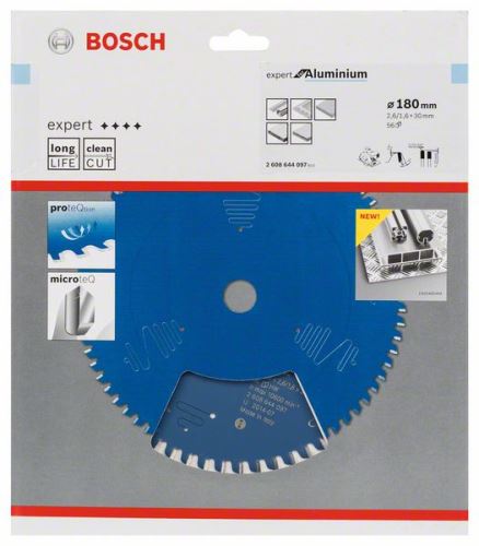 BOSCH žagin list Expert for Aluminium 180 x 30 x 2,6 mm, 56 2608644097