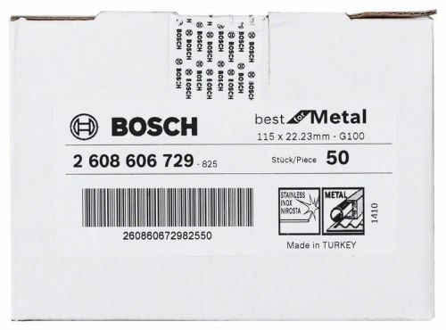 BOSCH fiber brus R574, Best for Metal D = 115 mm; G = 100 2608606729