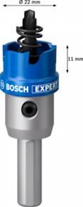 BOSCH EXPERT luknjač za pločevino iz karbidne trdine 22 mm 2608901405