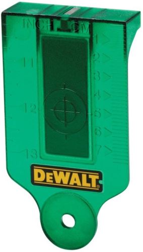 DEWALT Kartica za opazovanje zelenih laserjev DE0730G