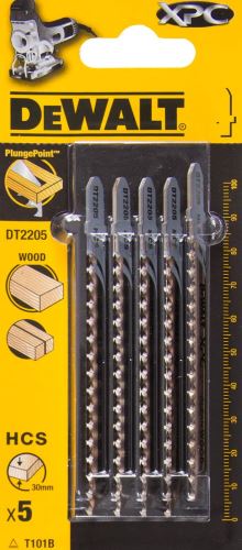 DeWALT XPC žagin list, za les, 100 mm (5 kos) DT2205