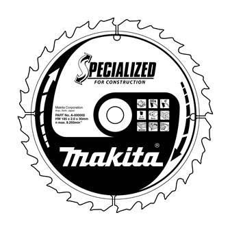 MAKITA žagin list za les SPECIALIZED design 235x2,8x30 mm 16 zob B-13699