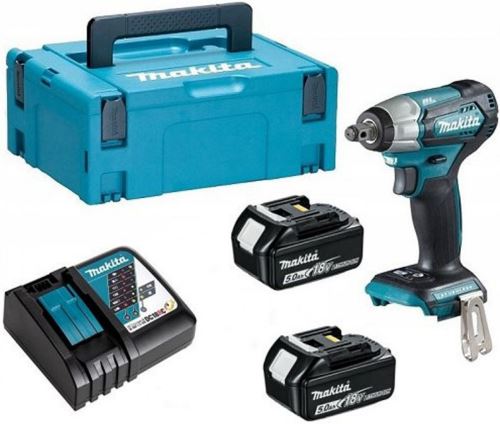 Makita Akumulatorski udarni vijačnik 1/2" Li-ion LXT 18V/5.0Ah DTW181RTJ