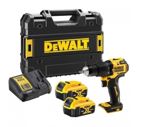 Dewalt akumulatorsko vrtalno kladivo 18V 2x5,0Ah DCD709P2T