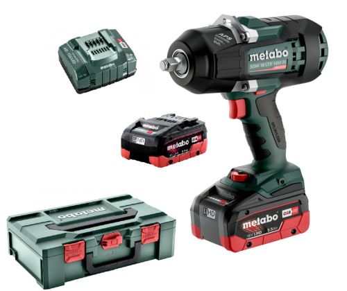 Metabo akumulatorski udarni vijačnik SSW 18 LTX 1450 BL, 18V/2x5,5Ah - 602401660