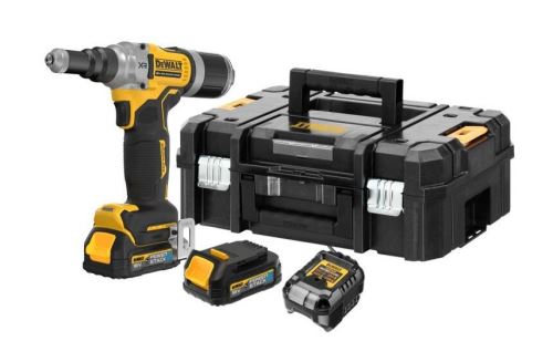 Dewalt akumulatorska pištola za zakovice XR18V 6,4 mm DCF414E2GT